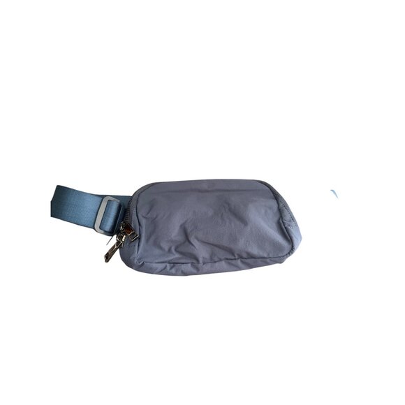 Ododos Handbags - Ododos Blue Nylon Adjustable Belt Bag With Multiple Compartments & Zipper Accent